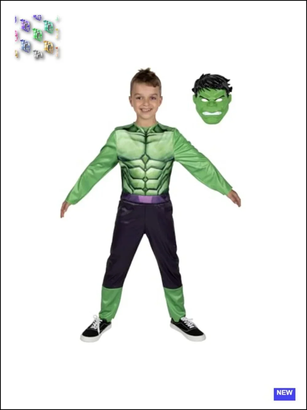 Hulk Youth Halloween Costume Jumpsuit with Mask